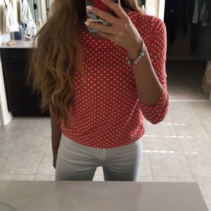 J Crew Polka Dot Sweater